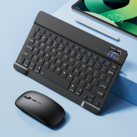 Комплект клавиатура мышь AND 5370 Bluetooth беспроводной набор для компьютера черный