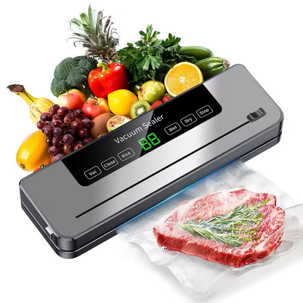 Вакууматор 002 для продуктов машина для вакуумной упаковки и запайки 5 режимов