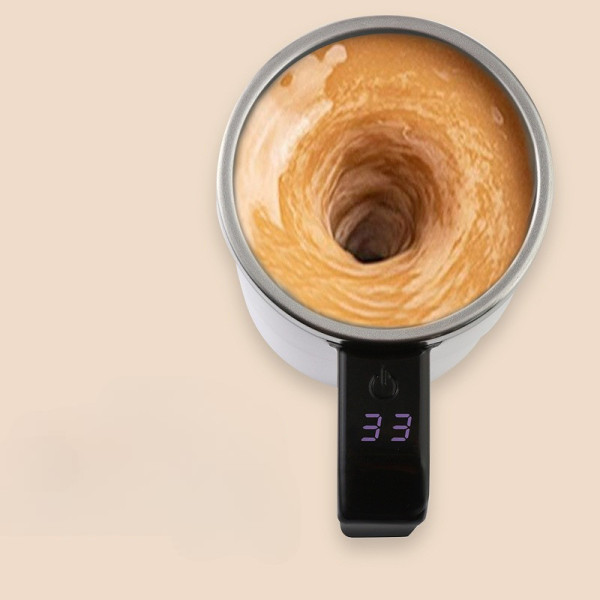 Кружка мешалка JB-01 Self Stirring Mug 380 мл с LCD дисплеем и подогревом
