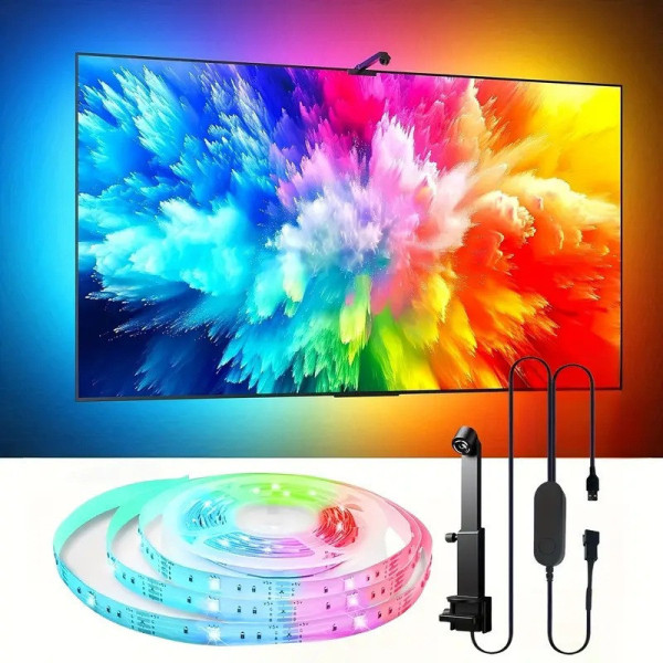 Смарт подсветка TV RGBIC 4.2 м светодиодная лента для телевизора синхронизация