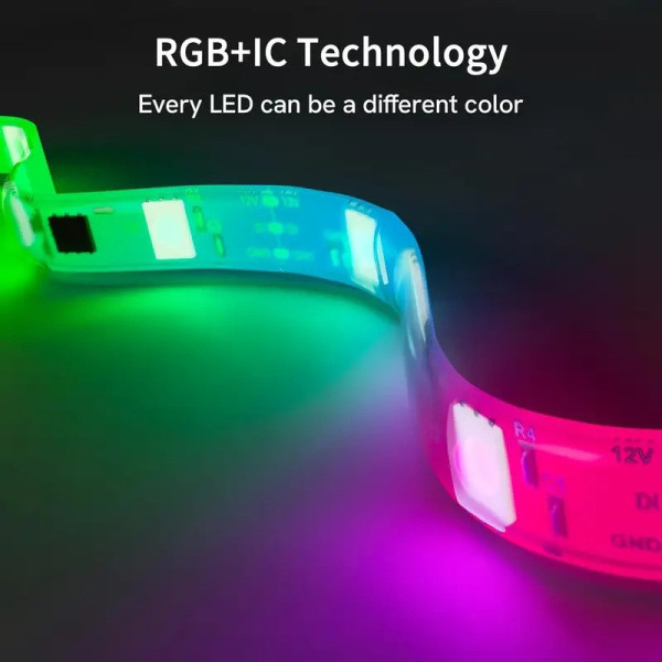 Смарт подсветка TV RGBIC 4.2 м светодиодная лента для телевизора синхронизация