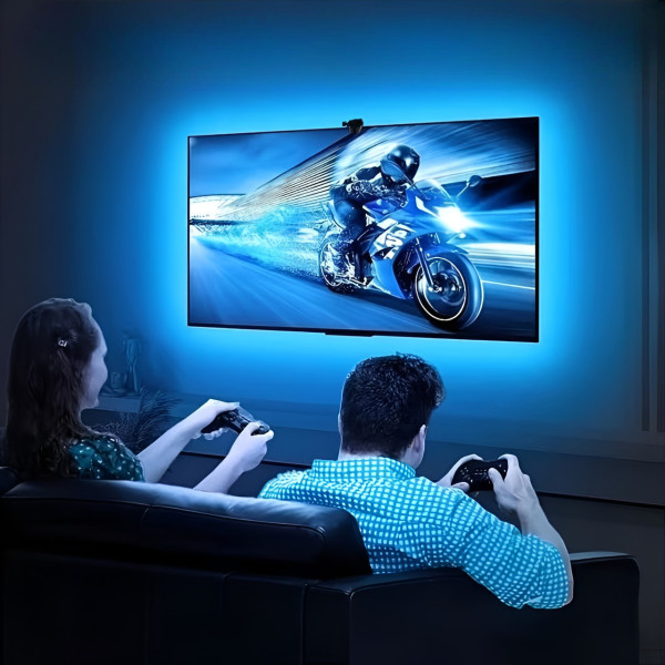 Смарт подсветка TV RGBIC 4.2 м светодиодная лента для телевизора синхронизация