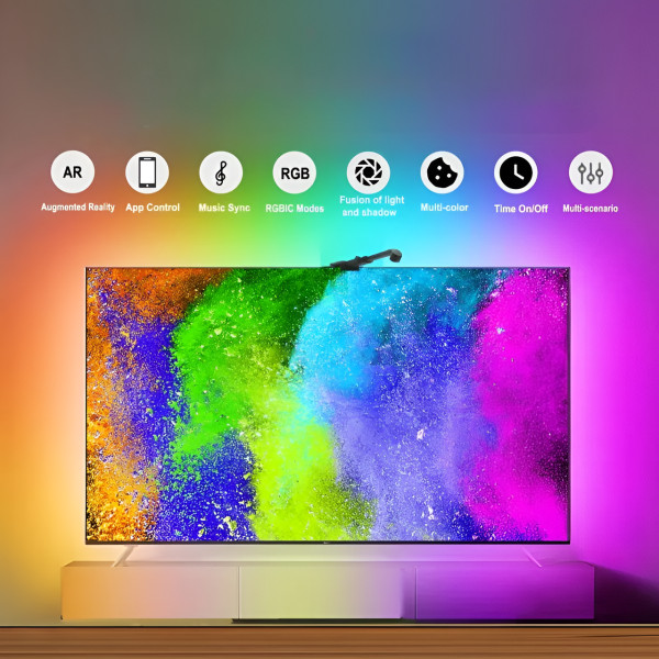 Смарт подсветка TV RGBIC 4.2 м светодиодная лента для телевизора синхронизация