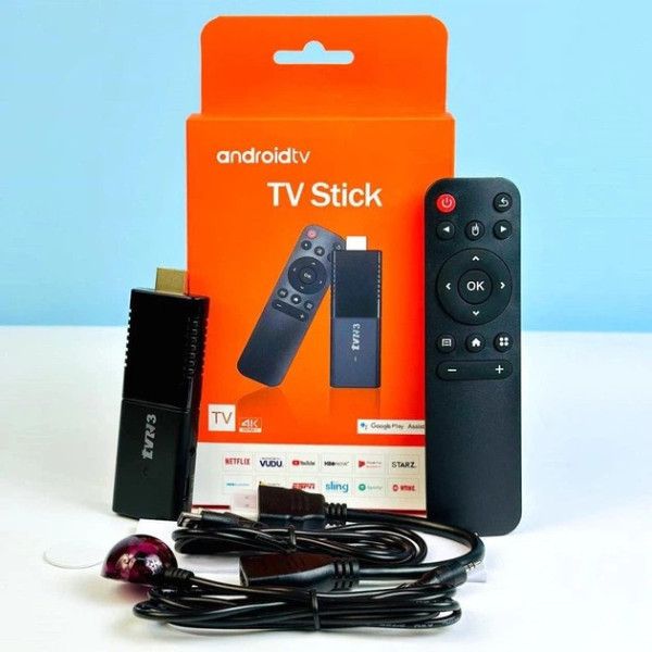 ТВ приставка R3 Android 14 Android TV Stick 4K Ultra WiFi 6 устройство для ТВ