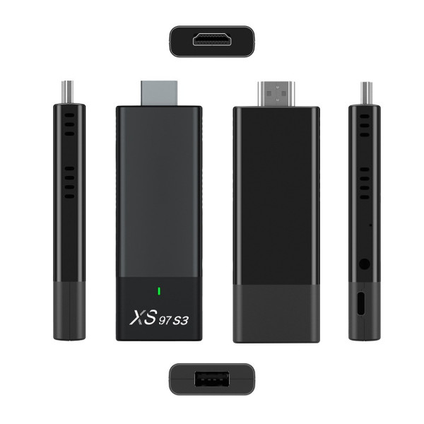 ТВ приставка R3 Android 14 Android TV Stick 4K Ultra WiFi 6 устройство для ТВ
