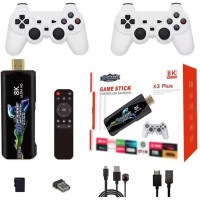 Игровая консоль Game Stick X3 Plus 8K ретро система HDMI с контроллером и пультом
