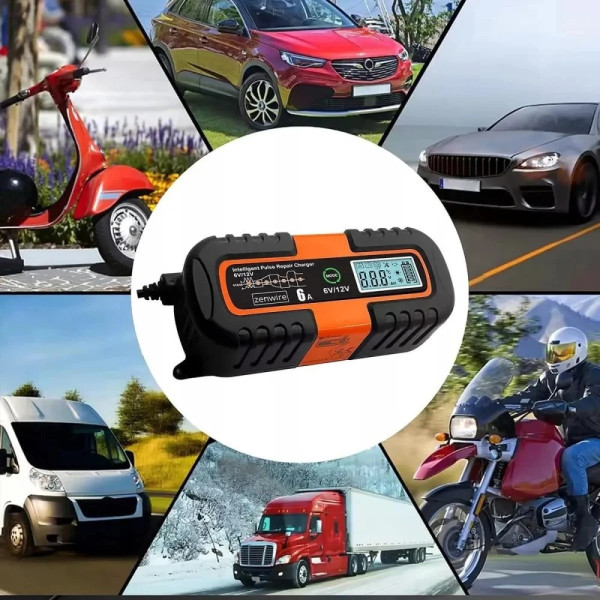 Зарядка для аккумулятора Expert ЗУ-400 2287 12V автомобильный зарядный прибор