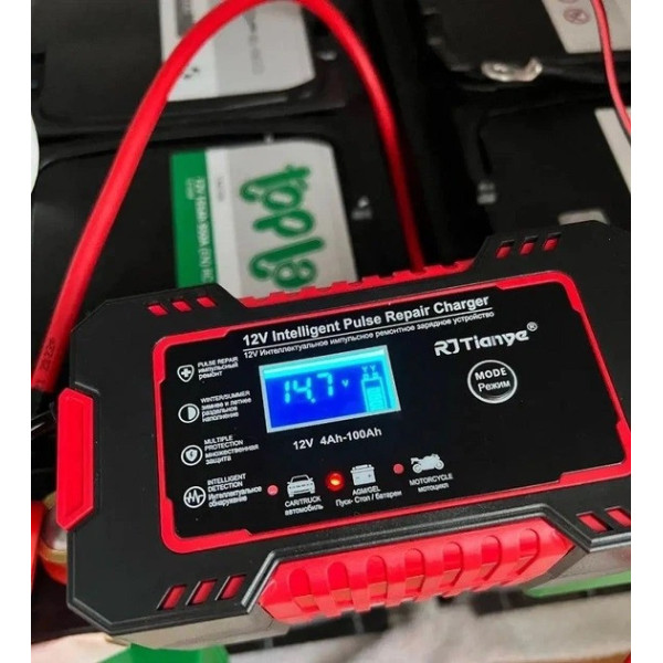 Зарядка для авто аккумулятора 12V 5Ah универсальное устройство питания