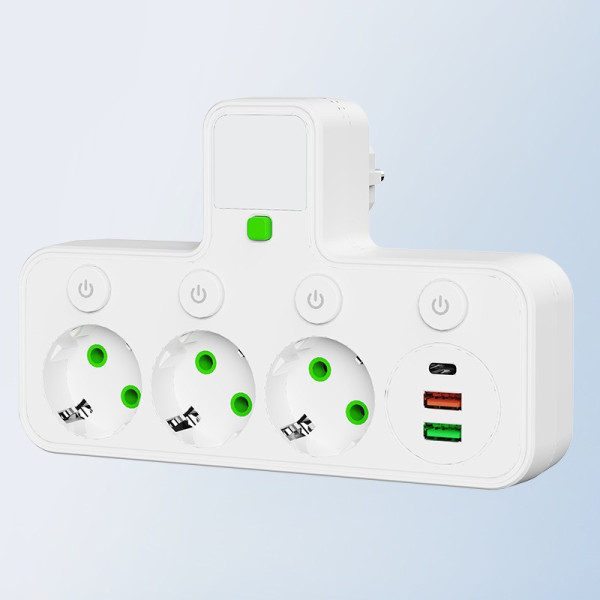 Удлинитель AND 5378 3 розетки USB сетевой фильтр питания для приборов