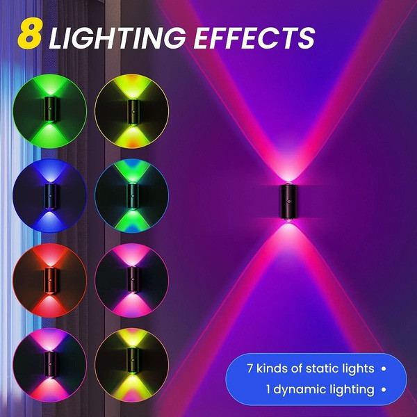 Светодиодный светильник AND 5683 RGB комплект 2 шт настенная подсветка
