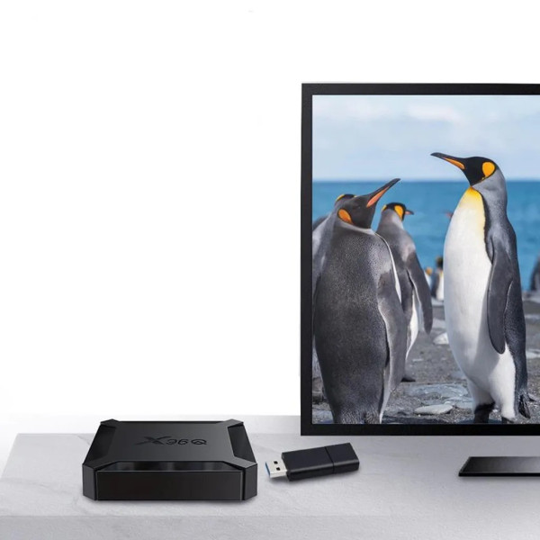 ТВ приставка X96 Max Android TV Box 4K Ultra HD Wi-Fi устройство для телевизора