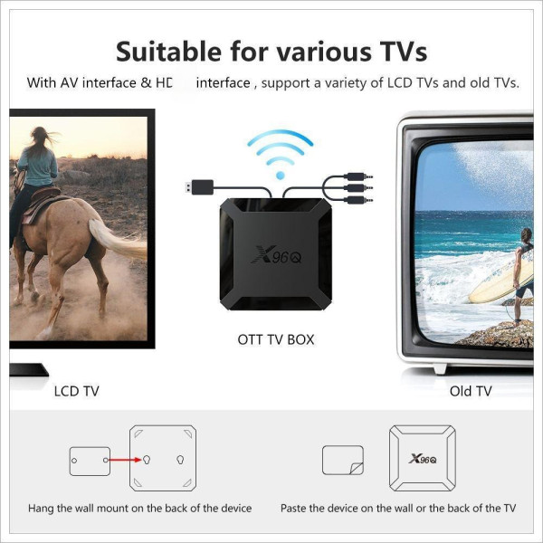 ТВ приставка X96 Max Android TV Box 4K Ultra HD Wi-Fi устройство для телевизора
