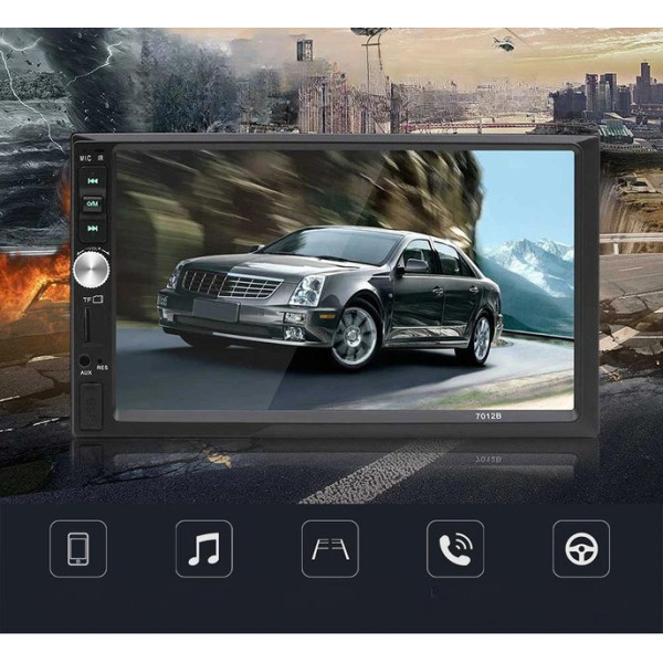 Автомагнитола 2DIN 7012B 7 дюймов MP5 плеер мультимедиа Bluetooth USB