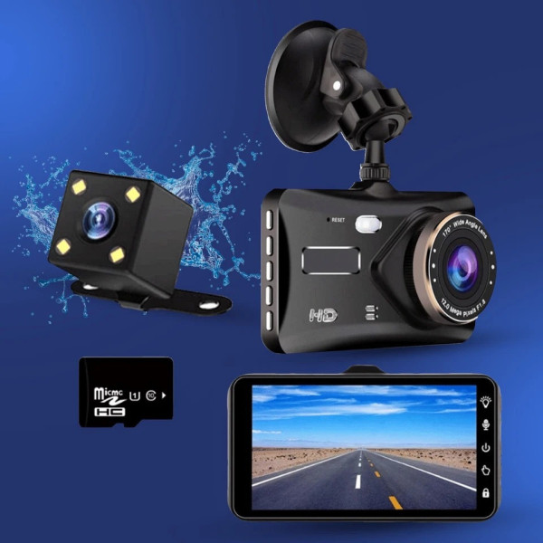 Регистратор автомобильный BT-100 2 камеры Full HD 1080p парковочный режим