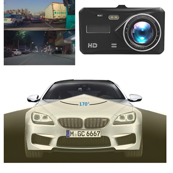 Регистратор автомобильный BT-100 2 камеры Full HD 1080p парковочный режим