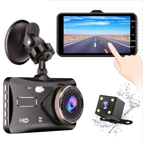 Регистратор автомобильный BT-100 2 камеры Full HD 1080p парковочный режим