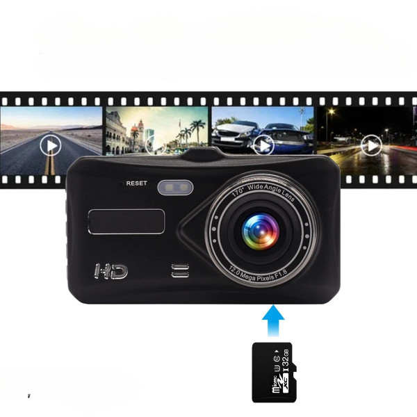 Регистратор автомобильный BT-100 2 камеры Full HD 1080p парковочный режим