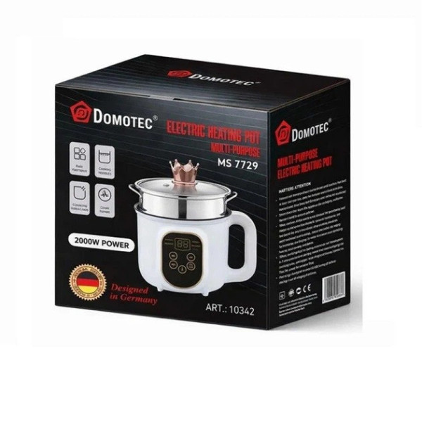 Пароварка электрическая DOMOTEC MS-7729 1.8 л кастрюля мультиварка