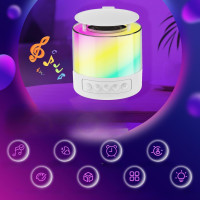 Колонка беспроводная K19 Bluetooth акустика RGB караоке микрофон