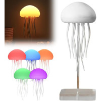 Лампа ночник медуза RGB декоративная LED подсветка с эффектом воды