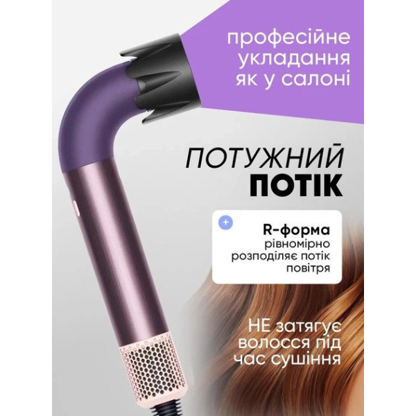 Фен Beheart X11 PRO для волос 6 насадок стайлер сушки и укладки