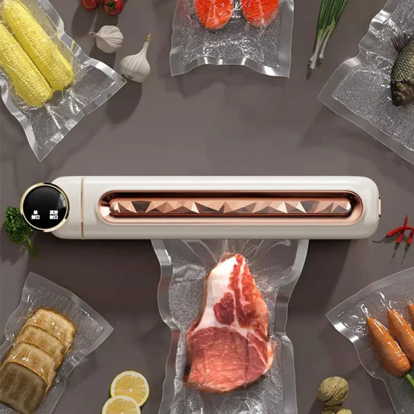 Вакууматор LC-802 для продуктов кухонный вакуумный упаковщик