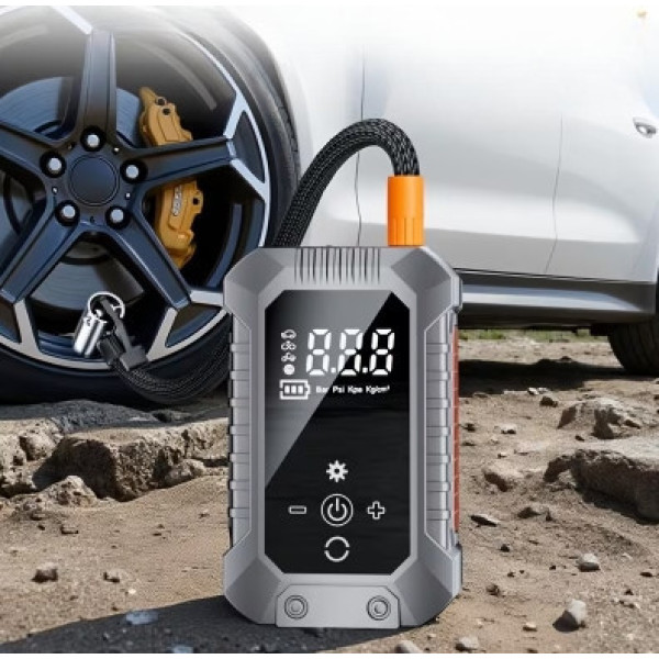 Насос для шин ST-5545 автомобильный компрессор 15000 mAh стартер