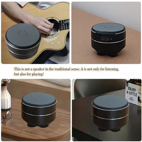 Колонка портативная Hombasing Bluetooth вибрационная акустика