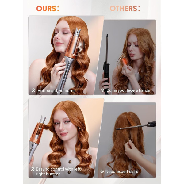 Автоматическая плойка Sheglam Hair Curler Bella для завивки волос