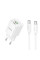 Адаптер зарядки HOCO C147A 20W PD QC 3.0 USB Type-C 2 порта