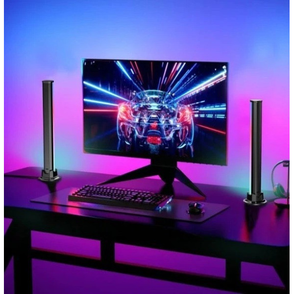 Торшер LED KBB-3A RGB комплект 2 шт напольная лампа с пультом