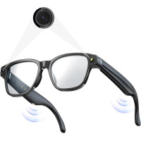 Очки смарт L801 с камерой 8MP фотохромные Wi-Fi AI управление