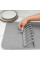 Подставка для посуды Dish Drain Rack сушилка с микрофибровым ковриком