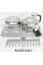 Подставка для посуды Dish Drain Rack сушилка с микрофибровым ковриком