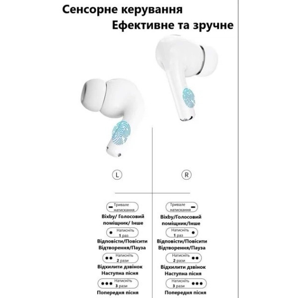 Наушники TWS ANC ENC Bluetooth беспроводные с цветным экраном