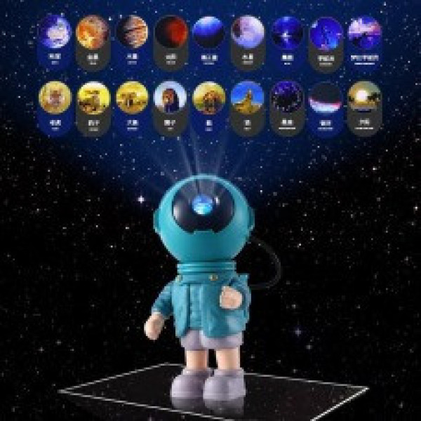 Ночник проектор Astronaut Infinity Star LED лампа космос с эффектом