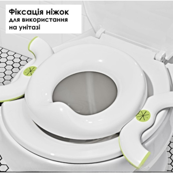 Горшок для детей складной 2 в 1 дорожный туалет переносной