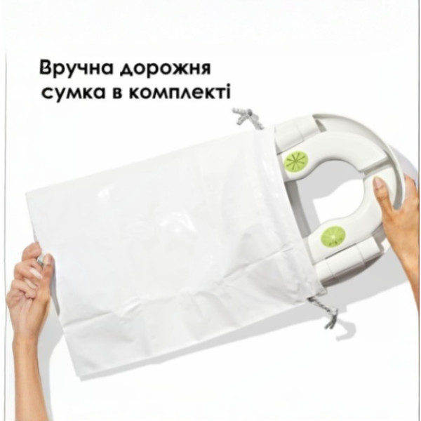 Горшок для детей складной 2 в 1 дорожный туалет переносной