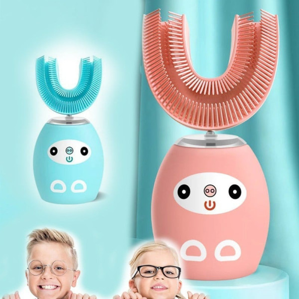 Щетка для детей U-shaped Electric Toothbrush аккумуляторная U-образная