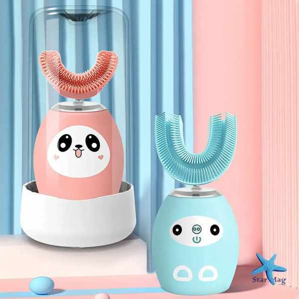 Щетка для детей U-shaped Electric Toothbrush аккумуляторная U-образная