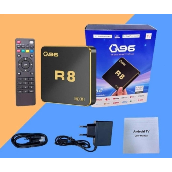 Смарт приставка Q96 R8 Android 12 TV Box 8/64 Wi-Fi 6