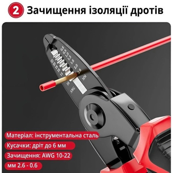 Набор плоскогубцев EL-8029 SJP 5 в 1 инструмент для проводов