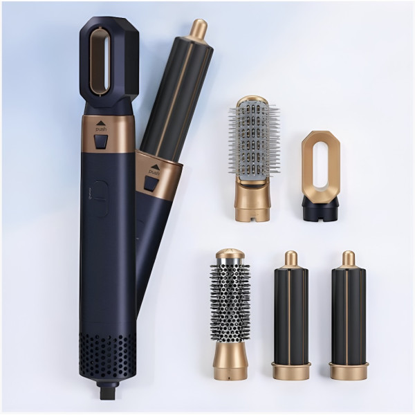 Фен-щетка HAIR BRUSH Styler 5в1 стайлер для выпрямления и локонов