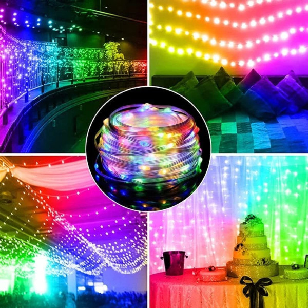 Лента светодиодная 5 м RGB Bluetooth гирлянда USB Dreamcolor