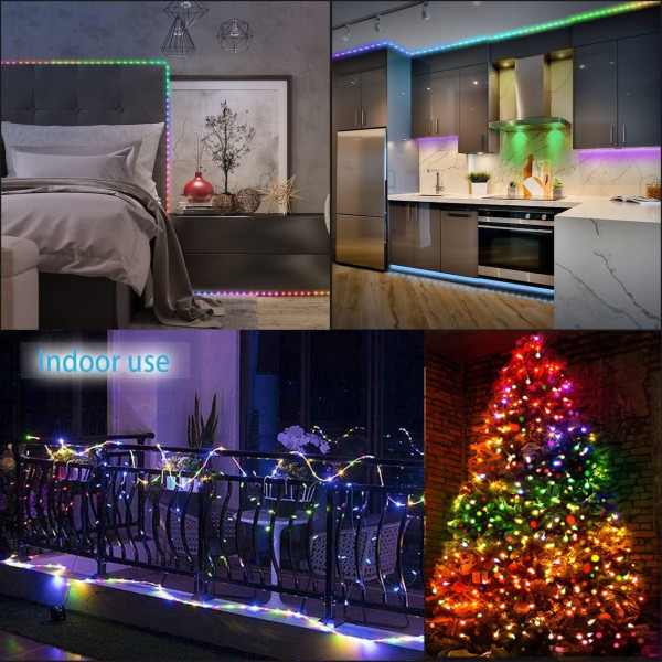 Лента светодиодная 10 м RGB Bluetooth гирлянда USB Dreamcolor