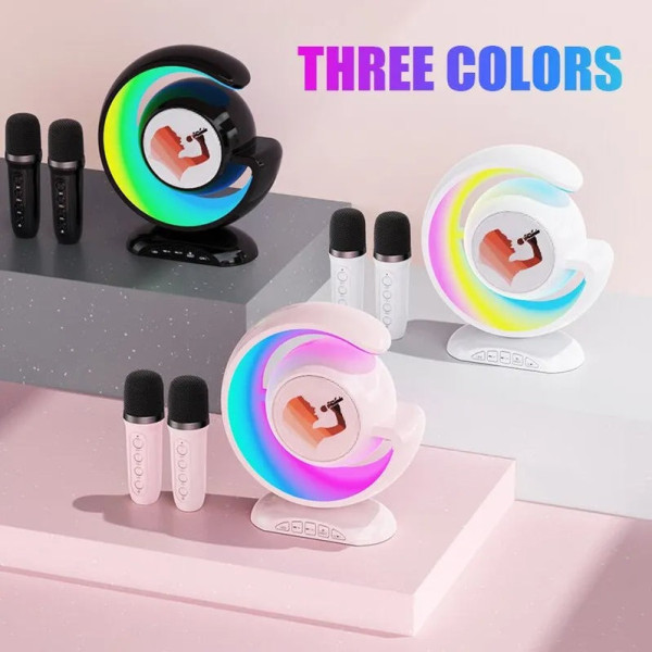 Ночник YS-110 с колонкой Bluetooth LED RGB лампа караоке