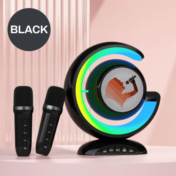 Ночник YS-110 с колонкой Bluetooth LED RGB лампа караоке