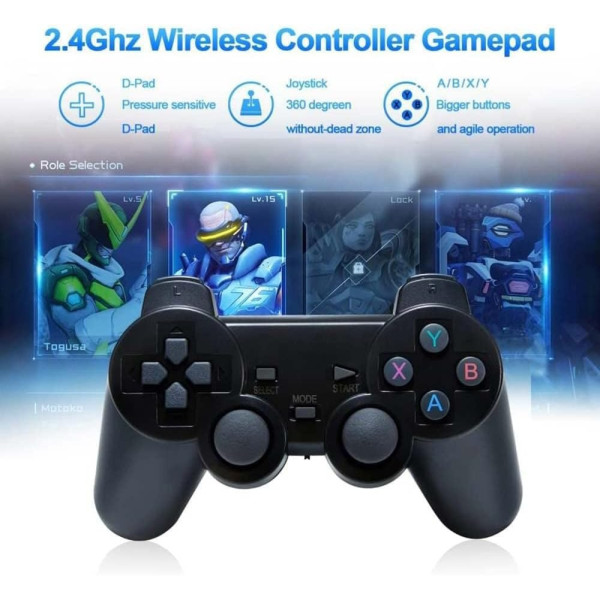 Консоль игровая X9 мини приставка 64GB с двумя геймпадами для игр