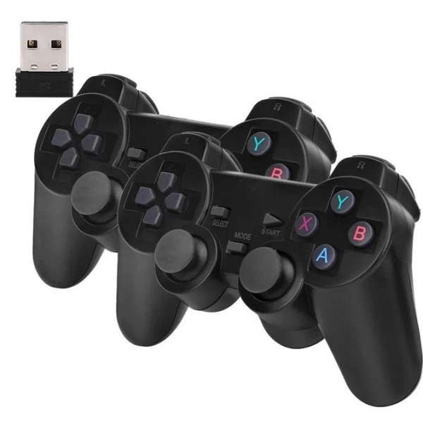 Консоль игровая X9 мини приставка 64GB с двумя геймпадами для игр