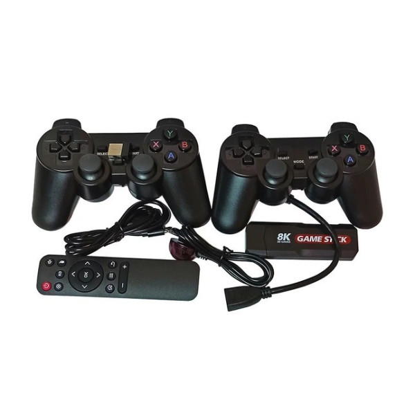 Консоль игровая X9 мини приставка 64GB с двумя геймпадами для игр
